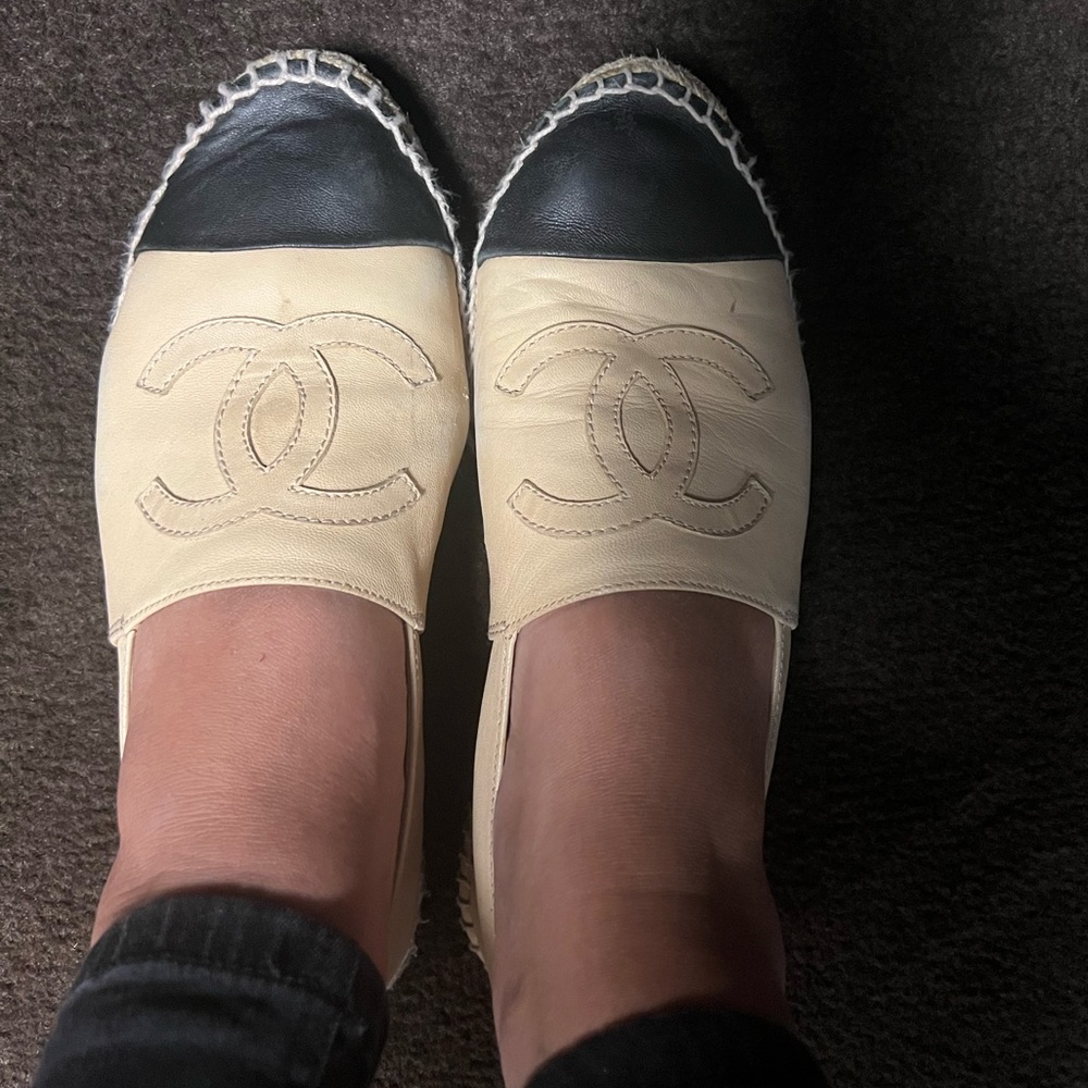 Chanel espadrilles used a handful of times still in excellent condition